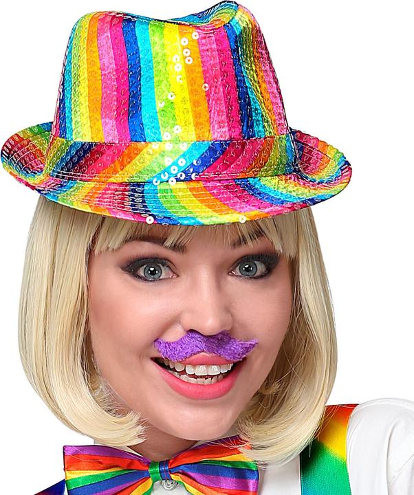 Produktbild Widmann Schnauz Set Rainbow