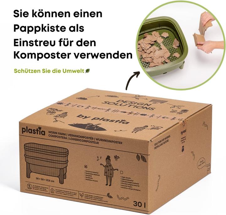 Produktbild Plastia Wurmkomposter (30 l)