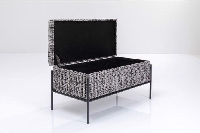 Produktbild Kare Design Bank Buttons Storage B&W Klein (80 cm)