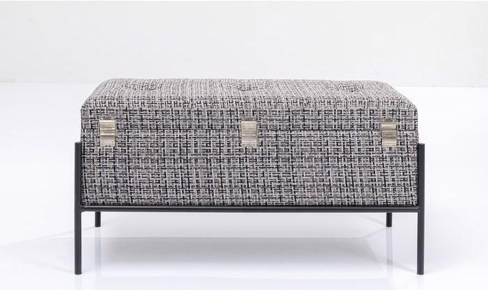 Produktbild Kare Design Bank Buttons Storage B&W Klein (80 cm)