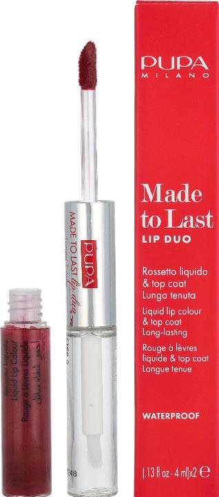 Produktbild Pupa Milano Made to last Lip duo Deep Ruby (004 - Deep Ruby)