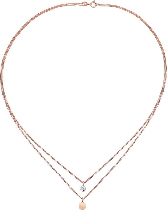 Immagine prodotto Elli Plättchen (Cristallo di vetro, Argento 925, 40 cm)