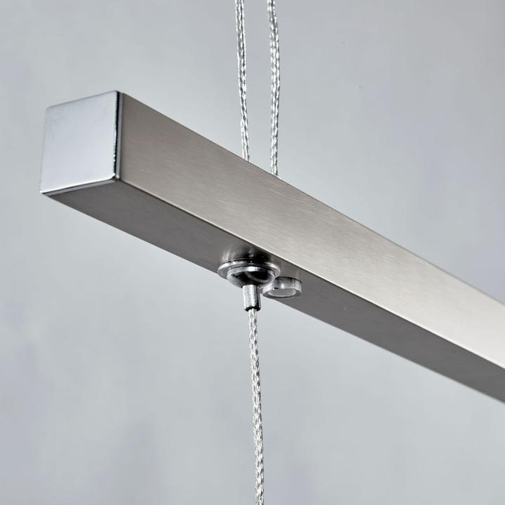Image du produit B.K.Licht Suspension LED, nickel mat, 4xPlaque LED/4,5W (1600 lm)