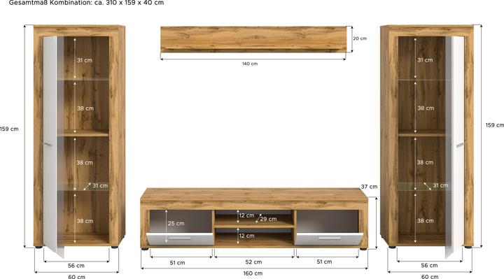 Actual product image Xonox Home Jam (310 x 35 x 159 cm)