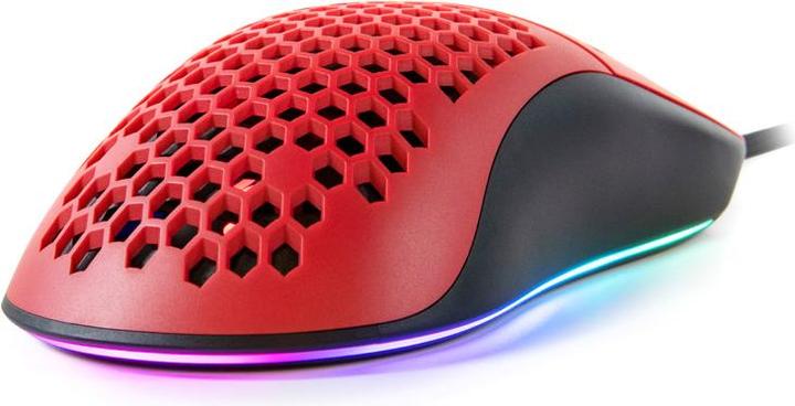 Actual product image Arozzi Gaming mouse Favo Ultra Light /red (Cable)