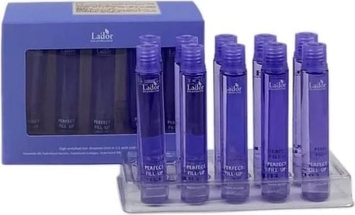 La'dor Perfect Hair Fill-Up Filler Mauve Edition 13ml - Pack of 10 (130 ml)