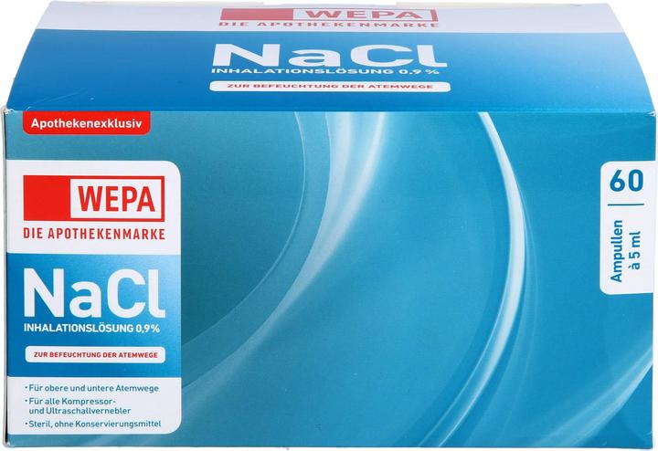 Wepa Inhalation L Nacl0.9%, 60X5 ml INL