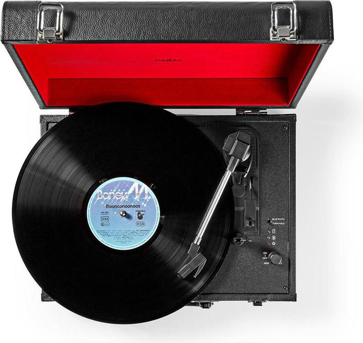 Immagine prodotto Nedis Giradischi, Altoparlanti 18W, Bluetooth, Valigia (Manuale)