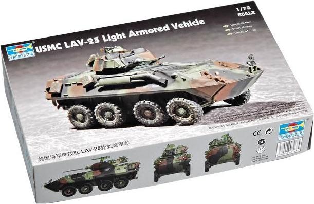 Actual product image Trumpeter USMC LAV-25 (8X8) Light Armored Vehicle
