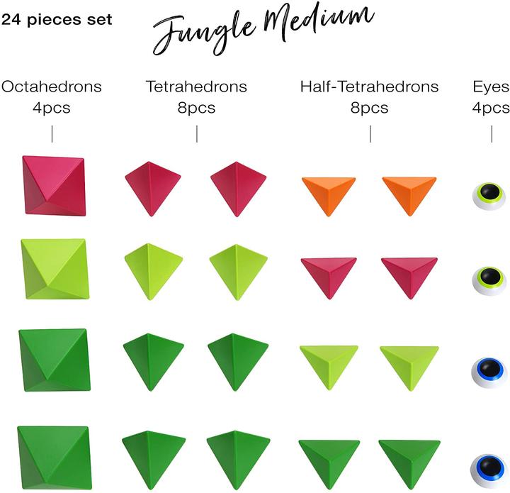 Actual product image Hape Trido Jungle medium 24pcs