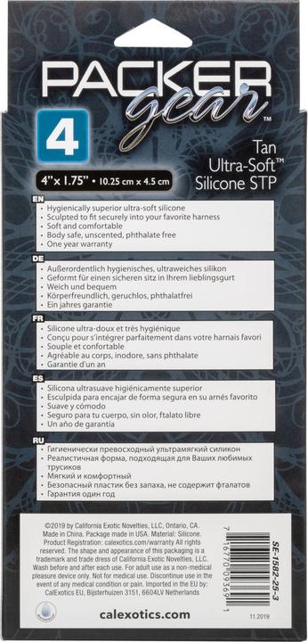 Nährwerte und Zutaten CalExotics Ultra Soft Silicone 3 Inch STP