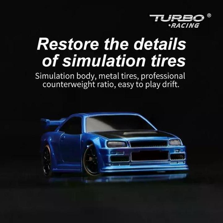 Image du produit Turbo Racing Micro Drift C64 (RTR Prêt à fonctionner)