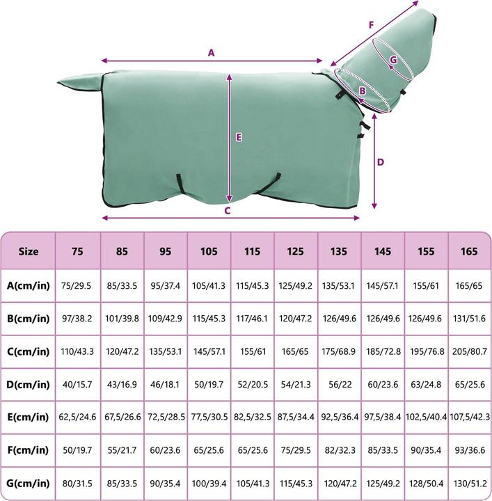 Produktbild vidaXL Polyester-Decke (105 cm)