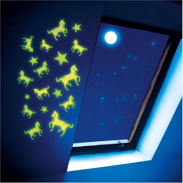 Actual product image Toi-Toys Glow n Fun Glow in the Dark Horses