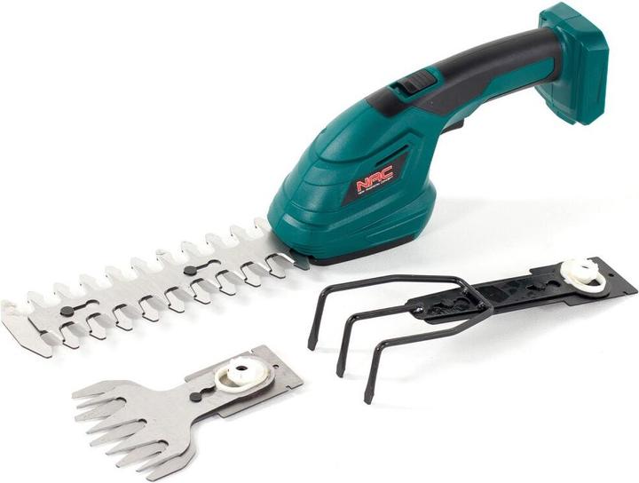 NAC Cesoie per arbusti a batteria 20V, cesoie per erba a batteria, cesoie per bosso, senza batteria (Tagliasiepi a batteria)