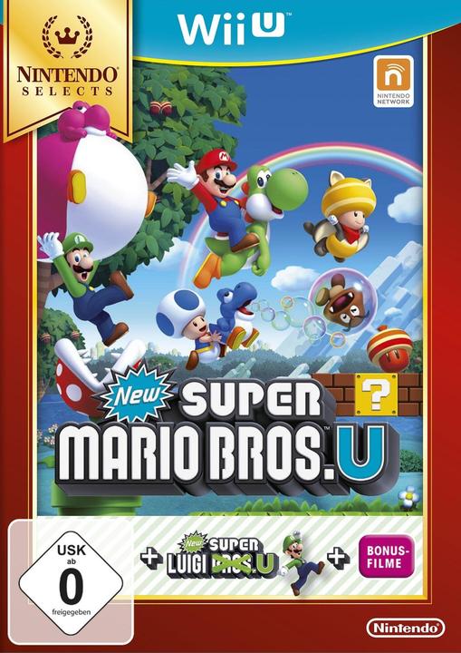 Nintendo New Super Mario Bros. U & New Super Luigi Selects (Wii U, Multilingual)