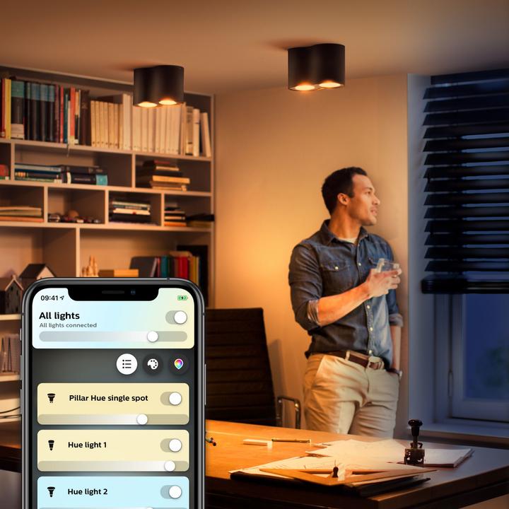 Actual product image Philips Hue Pillar Base BT (700 lm, GU10)