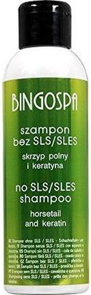 Actual product image BingoSpa SLS/SLES-Free Shampoo for Sensitive Scalp or Hair with Keratin and Horsetail 100ml (100 ml, Liquid shampoo)