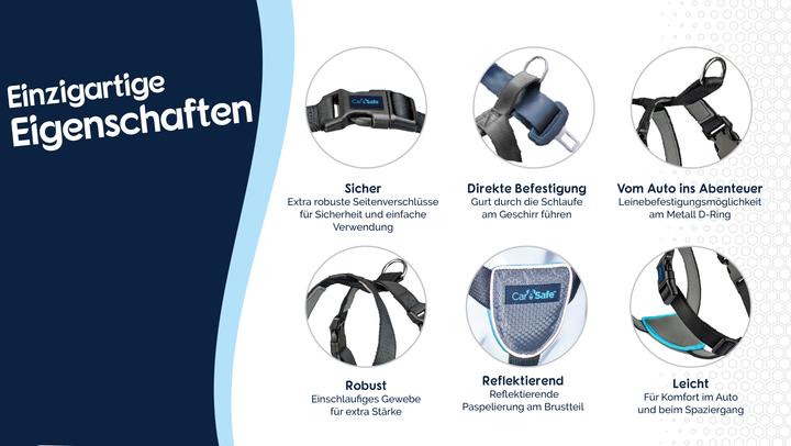 Actual product image Company of Animals CarSafe Autogeschirr (Dog)