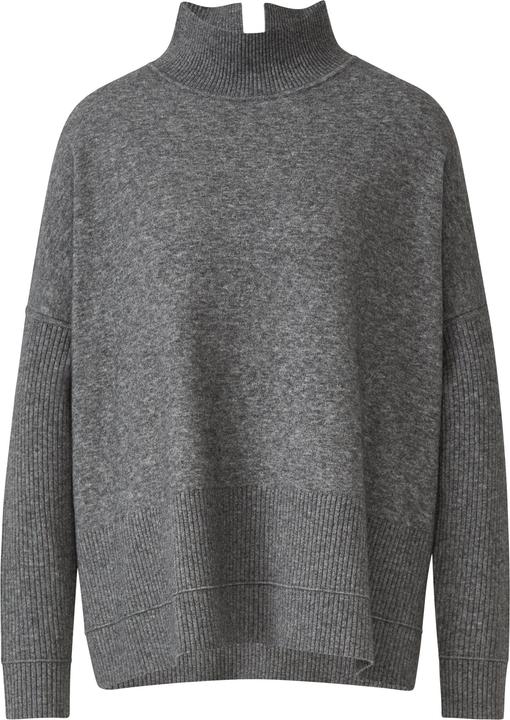 Produktbild Comma Strickpullover Strickpullover mit Stehkragen aus Wollmix (M)