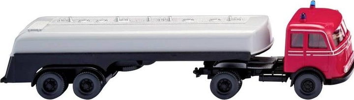 Produktbild Wiking 080696 H0 Einsatzfahrzeug Modell Mercedes Benz Pullman Tanksattelzug Feue