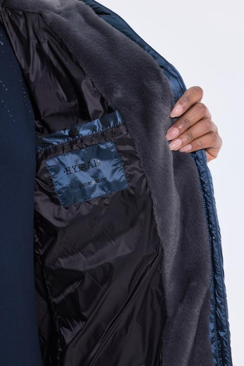 Actual product image Ulla Popken HYPRAR Metallic Quilted Coat