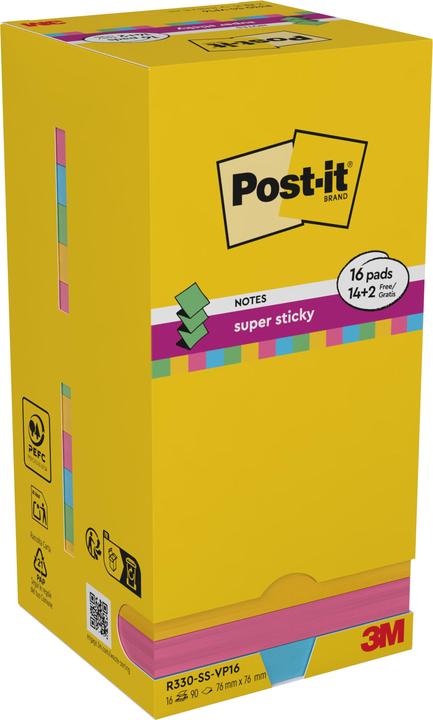 Image du produit Post-it Super Sticky Z-Notes (76 x 76 mm)
