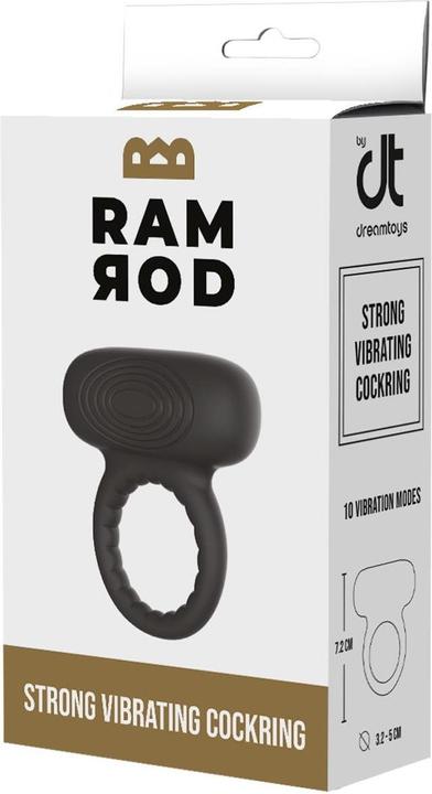 Productafbeelding Dreamtoys Dream Toys Ramrod Penisringen Zwart Eén Maat (5 cm)
