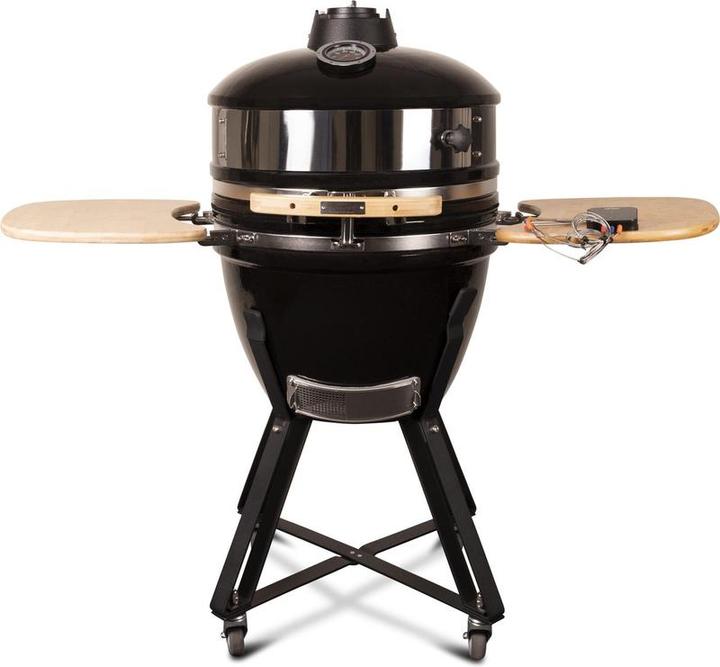 Produktbild Patton - Kamado 21 - Meat & Pizza edition - Premium Black - Keramische barbecue - incl. Bluetooth kerntempe (470 mm)