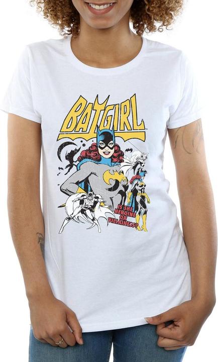 Actual product image Womens/Ladies Heroine Or Villainess Batgirl Cotton T-Shirt (XXL)