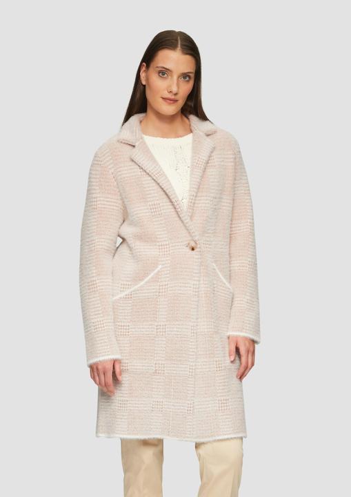 Produktbild s.Oliver Strickjacke Kuscheliger Strickmantel in Jacquard-Optik (S)