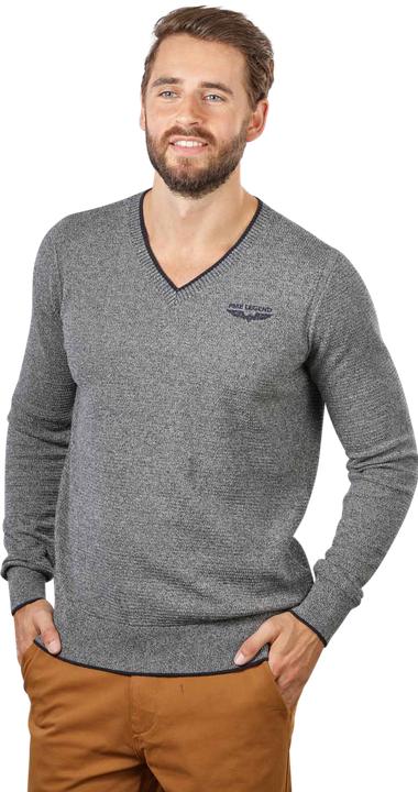 Produktbild Pme Legend V-Neck Pullover Cotton Moulin Knit Salute (M)