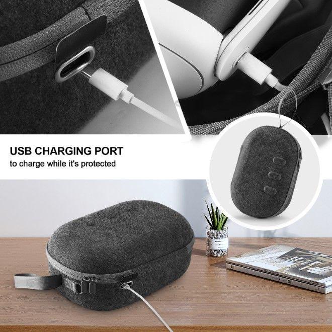 Actual product image MU Classic Meta Quest 3 storage bag