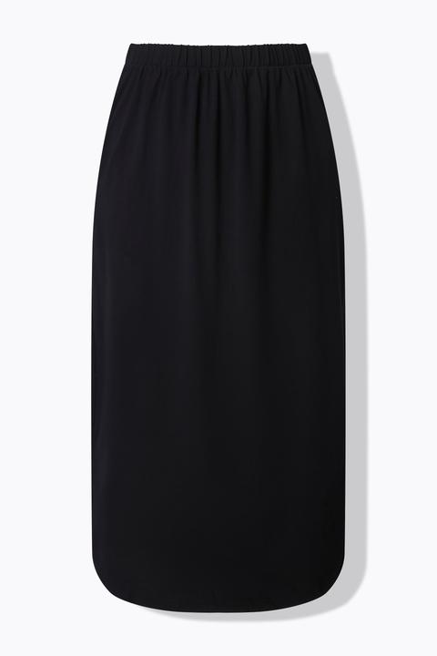 Produktbild Ulla Popken Maxirock, gerader Schnitt, Elastikbund, Taschen (50, 52)