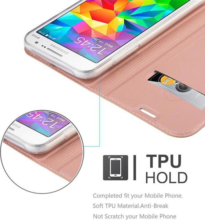 Actual product image Cadorabo Book Classy Style Cover (Samsung Galaxy Grand Prime)
