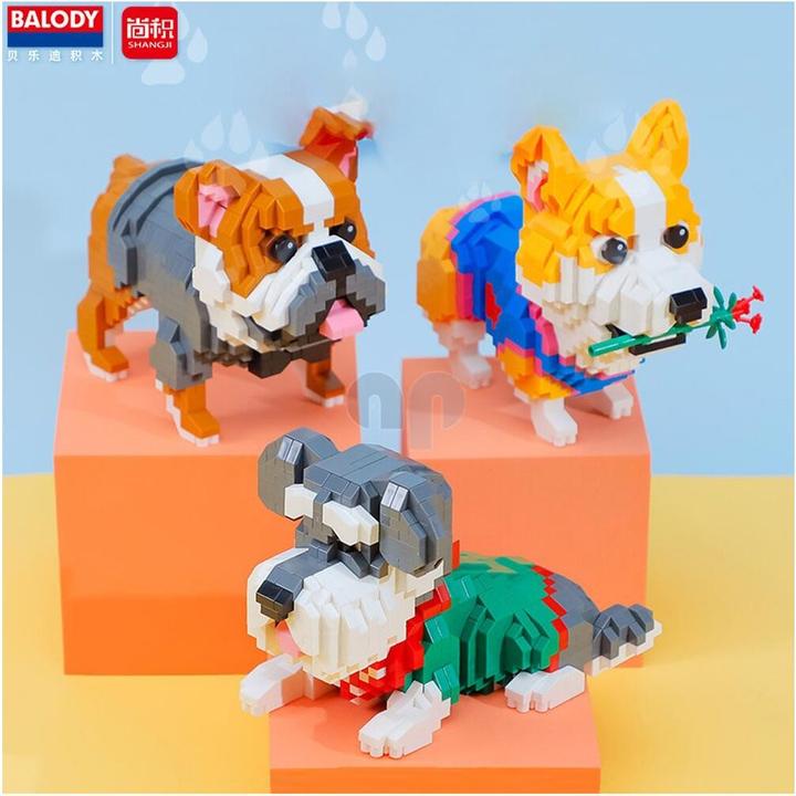 Actual product image Balody 18396 - Corgi (997 pieces)