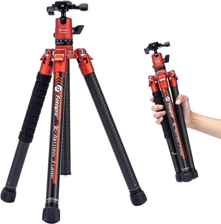 Productafbeelding Fotopro Koolstofvezel statief met kogelkop (Koolstof)