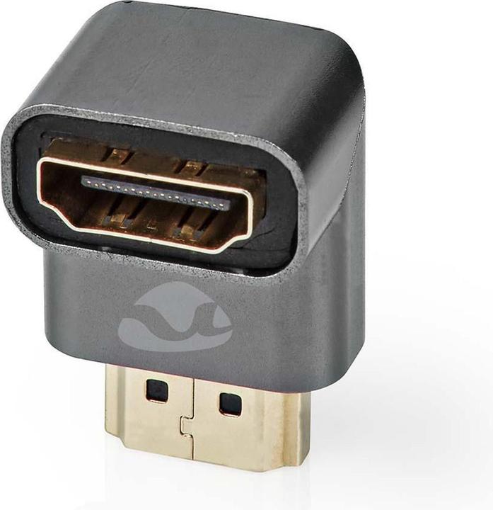Produktbild Nedis HDMIT Adapter HDMIT Connector / HDMIT Male HDMIT Female / HDMIT Output Gold Plated Angled 90° (HDMI)