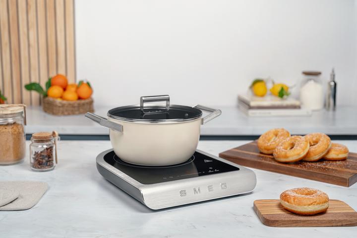 Actual product image Smeg PIC01BLMEU Table-top induction hob, black, aluminium