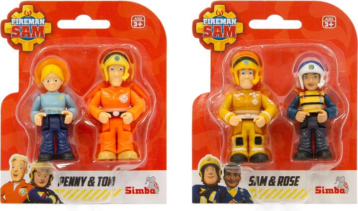 Simba Brandweerman Sam 10925285038 3 Jaar 2,75" Figuren Sam+Tom Penny+Tom Willekeurig