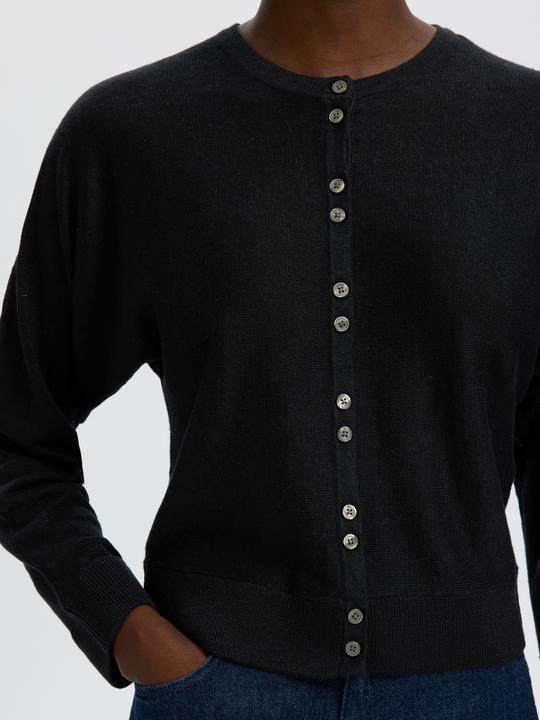 Produktbild Selected 100% Leinen Strickjacke (M)