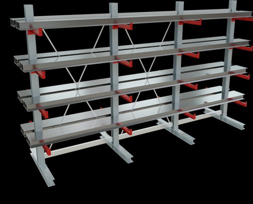Immagine prodotto Schulte Lagertechnik K 3000 scaffale cantilever completo 4 montanti - 2 lati