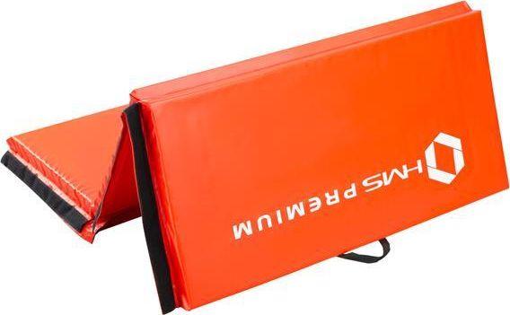 Actual product image HMS Sulankstomas gimnastikos kilimėlis Premium MGS01 2400x1200mm, raudonas