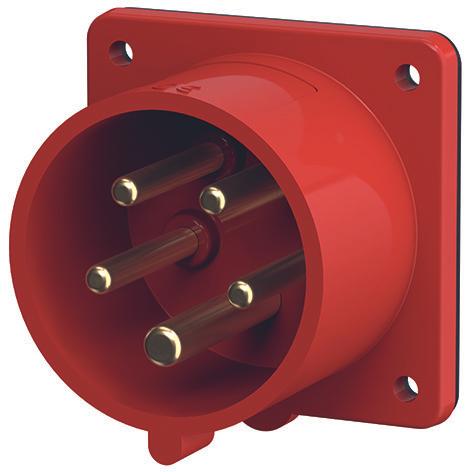 Produktbild Mennekes MEN 854 CEE-Anbaustecker 16A 5p 6h 400V Phasenwender