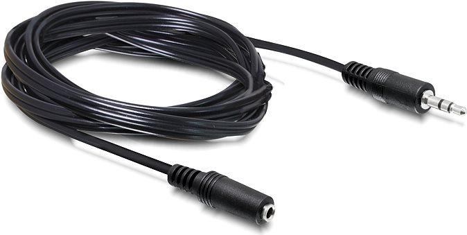 Actual product image Delock Cable audio jack plug / jack (5 m, AUX cable)