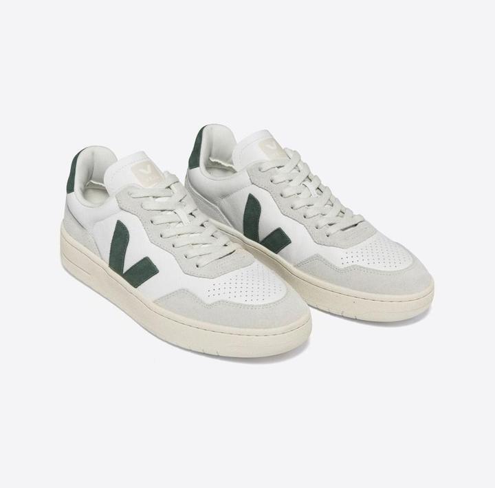 Image du produit Veja Baskets en cuir V-90 Womens - Extra White/Cyprus (36)