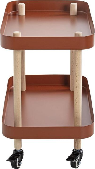Image du produit HAKU Möbel Table d'appoint sur roulettes (50 x 30 x 47 cm)