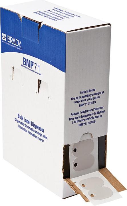 Image du produit Brady Etiquettes ovales pour M710 et BMP71 (5.72 cm)