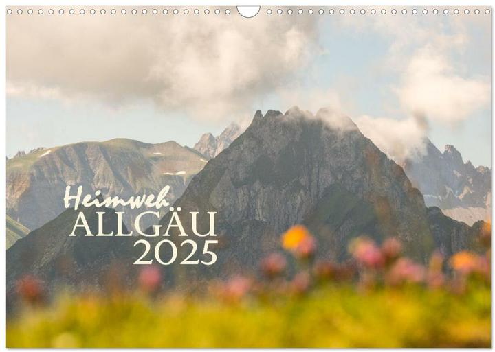 Produktbild Heimweh Allgu 2025 (Wandkalender 2025 DIN A3 quer), Monatskalender (A3)