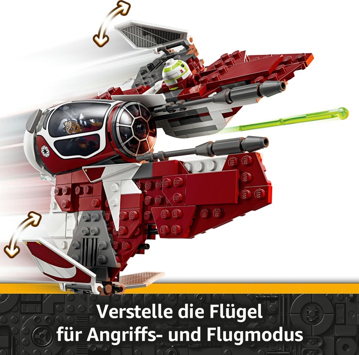 Actual product image LEGO Ahsokas Jedi Interceptor (75401, LEGO Star Wars)